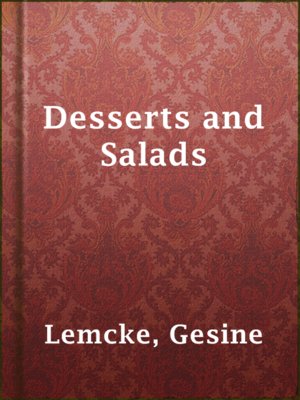 cover image of Desserts and Salads